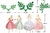 Guirnalda simple: Princesas y Flores en internet