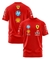 Remera Ferrari 2025 Formula 1 Leclerc Hamilton Algodón F1 Replica - Vuelta Rapida