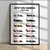 Cuadro Decorativo Autos Ayrton Senna C/vidrio 30x40cm Negro Negro
