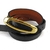 CINTO DUPLA DOURADO EM COURO CARAMELO/PRETO - comprar online