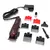 Imagem do Kit 2 Máquina Profissional De Cortar Cabelo Bordô Kemei PG2600 E Máquina De Acabamento Kemei 032