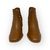Bota Feminina Cano Curto em Couro Caramelo com Tachas – Salto Bloco 6cm – Modelo CT - comprar online