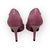 Scarpin Feminino Dumond em Couro Rosa com Laço e Pedraria – Salto Fino 7cm - Closet 35