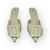Mule Feminina em Couro Off-White Carrano – Salto Fino 6,5 cm na internet