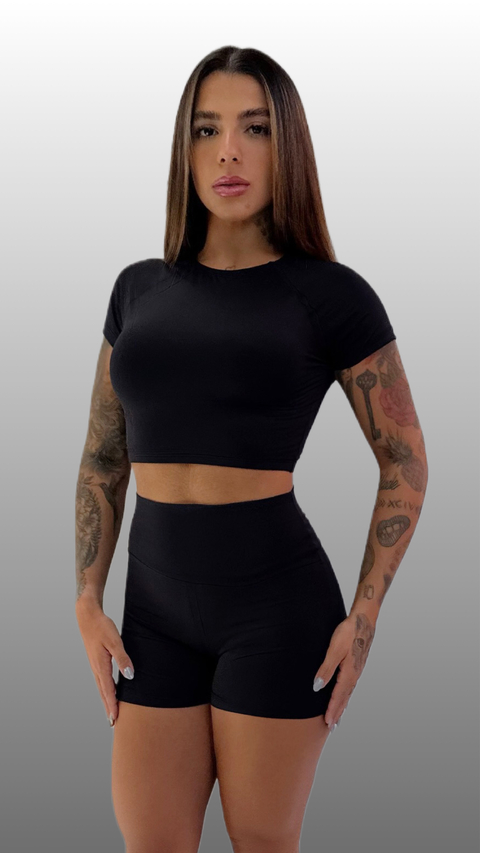 CROPPED HULA PRETO - comprar online