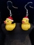 Brincos de Pato de Natal de resina - comprar online