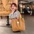 Bolsa de ombro feminina retrô casual em lona - comprar online