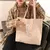 Bolsa de ombro feminina retrô casual em lona - comprar online