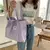Bolsa de ombro feminina retrô casual em lona - loja online