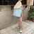 Bolsa de ombro feminina retrô casual em lona - loja online