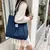 Bolsa de ombro feminina retrô casual em lona - comprar online