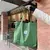 Bolsa de ombro feminina retrô casual em lona - comprar online