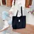 Imagem do Bolsa de ombro feminina retrô casual em lona
