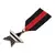Listrado Tecido Emblema Broche Pin Coroa Estrela Medalha Milirtay Uniforme Corsa