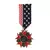 Listrado Tecido Emblema Broche Pin Coroa Estrela Medalha Milirtay Uniforme Corsa