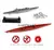 1/2000 plástico montar navio de guerra cruiser destroyer kit modelo segundo sub na internet