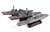 1/2000 plástico montar navio de guerra cruiser destroyer kit modelo segundo sub - comprar online