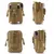 Imagem do Homens sacos de cintura sólido molle cinto bolsa camuflagem à prova à prova d
