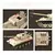 WW2 German Leopard Medium Tank Building Blocks, Militar Guerra Mundial, Tijolos, na internet