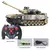 Tanque rc militar guerra batalha estados unidos m1 leopardo 2 carro de brinquedo - loja online