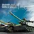 Tanque rc militar guerra batalha estados unidos m1 leopardo 2 controle remoto ca