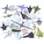 8 estilos de montagem de avião modelo JH-7 SU-33 J-11 SU-47 KJ-2000 WZ-9 SA-52B - comprar online