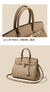 Imagem do Bolsa feminina de couro bovino de alta qualidade 2024, bolsa de platina de alta