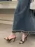 Mystique Tamanco Bico Fino Salto Alto - Complée Bolsas e Sapatos