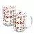 CONJUNTO DE CANECAS FLORES
