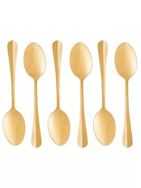 CONJUNTO 6 COLHERES PARA MESA DE AÇO INOX POSITANO