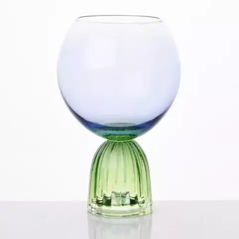 TAÇA DEGRADE AZUL E VERDE