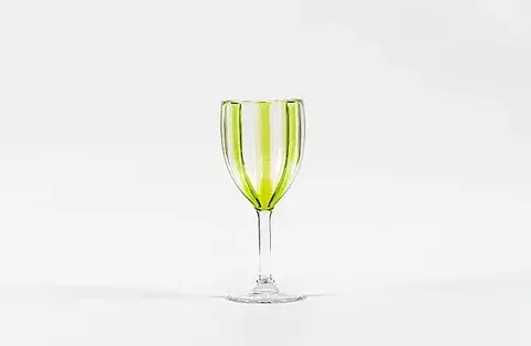 TAÇA DE ACRILICO VERDE