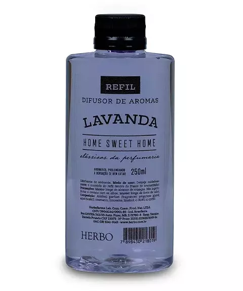 REFIL AGUA PERFUMADA LAVANDA - HERBO 500ML