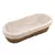 CESTO OVAL DE SISAL COM FORRO E TECIDO