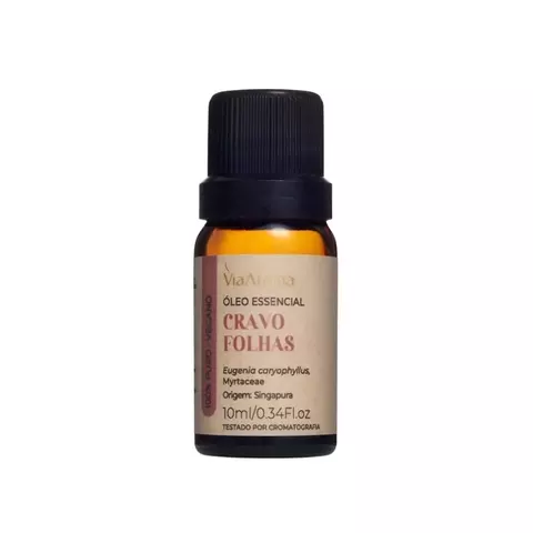 Óleo Essencial Cravo Folhas Via Aroma – 10ml