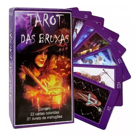 Tarot das Bruxas – Baralho com 22 Cartas + Livreto Explicativo