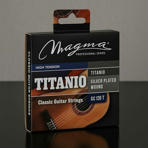 Magma Gc120t Encordado Guitarra Clásica Titanio Nylon Alta - comprar online