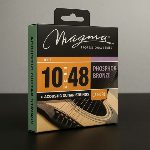 Cuerdas Guitarra Acustica Magma Phosphor Bronze 010 Ga120pb - comprar online