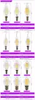 Lâmpada Vintage LED C35 Edison – Estilo Retrô com Soquete E27/E14 220V na internet