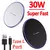 Carregador Sem Fio Rápido 30W – Compatível com Samsung Galaxy S20 S10 S9 Note - NeoPlug