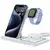 Carregador Sem Fio 3 em 1 30W com LED – Suporte Rápido para Celular, Smartwatch e Fones - NeoPlug