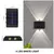 Luminária Inteligente, iluminação Solar para Áreas Externas – Kits de 1 a 12 Luzes LED de Parede