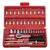 Set Caja Juego Herramienta Dados 46 Piezas Acero Carbono 1/4