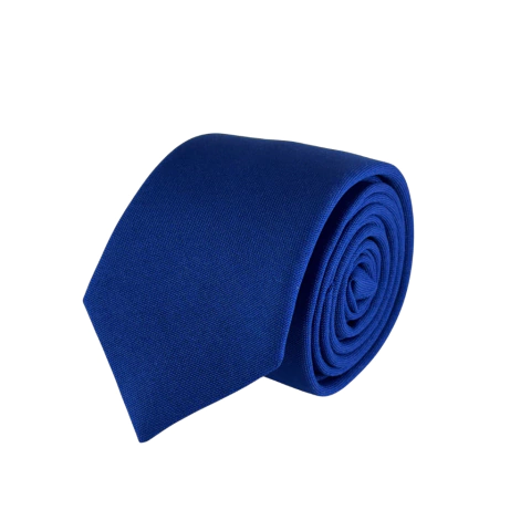 Gravata Lisa Slim Azul Royal - comprar online