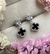 Aretes VCA colgantes negro