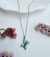 Collar Mariposa Turquesa