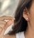 Aretes de corazón rose gold en internet