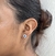 Aretes Heart Azul - comprar en línea