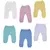 Kit 6 Camisetas Bebe Manga Longa com Mijao Cores Sortidas