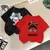 Camiseta infantil de manga curta, blusa com gola redonda para meninas, roupas di na internet